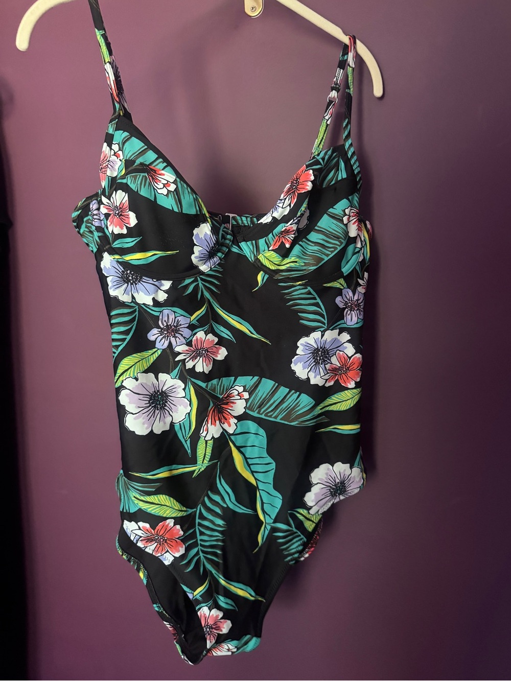 Old Navy Floral One-Piece Swim Suit